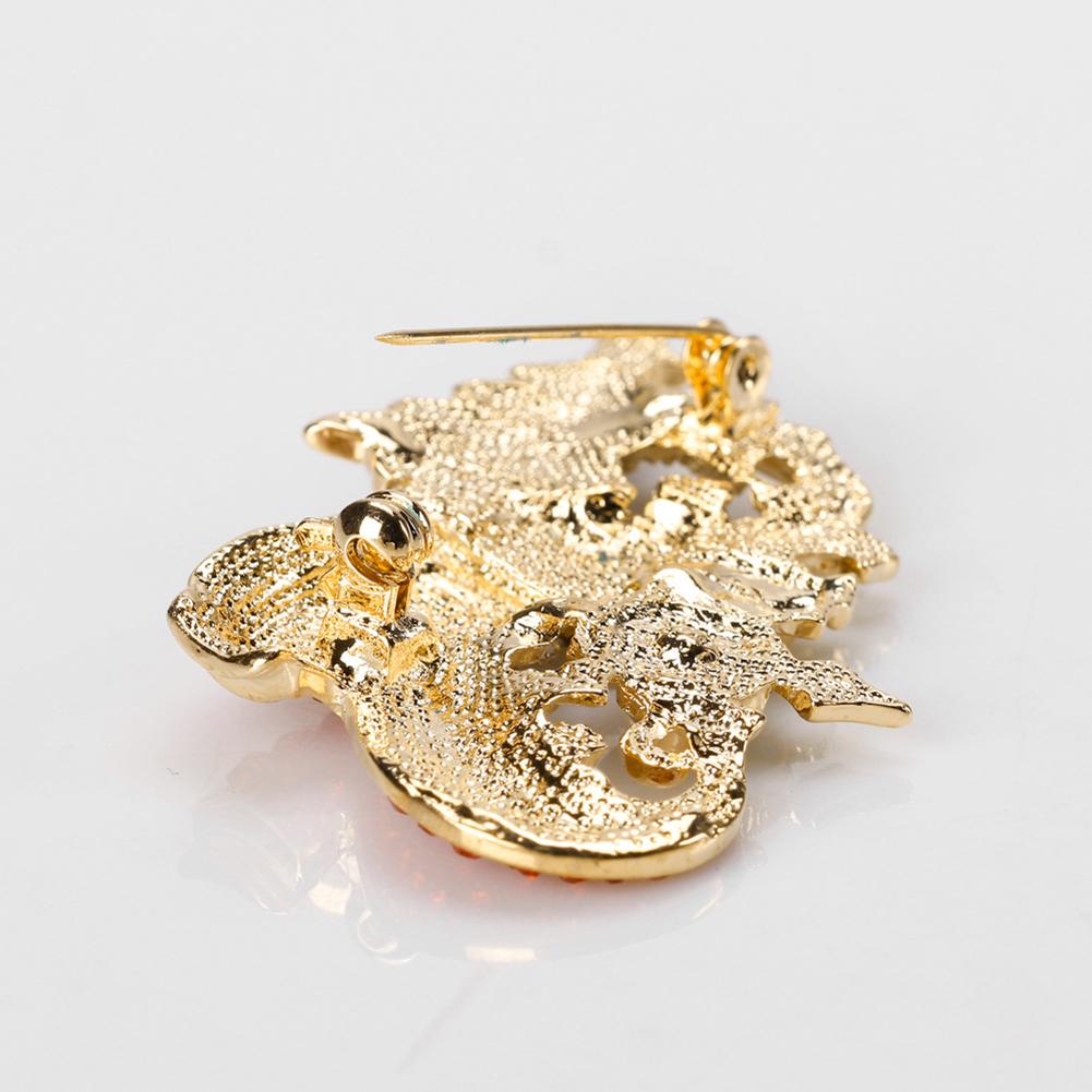 Women Delicate Christmas Style Diamond Shoes Brooch Perfect Wear Decoration