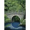Japanese Style Forest Cherry Blossoms Snow Cat Landscape Art Poster Canvas Painting Wall Prints Picture Living Room Home Decor