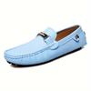Fashion large size 48 Men's and women's leather flats - Comfortable casual loafers, boat shoes, driving shoes,  sneakers   casuales