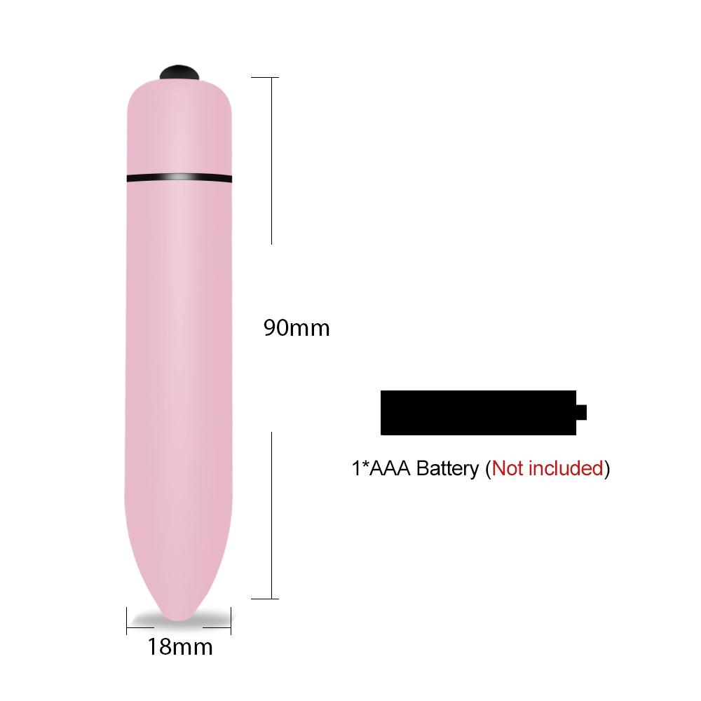 Mini Bullet Vibrator for Women Nipple Clitoral Stimulation Portable Erotic Female Adult Masturbation Battery Sex Toys for Women