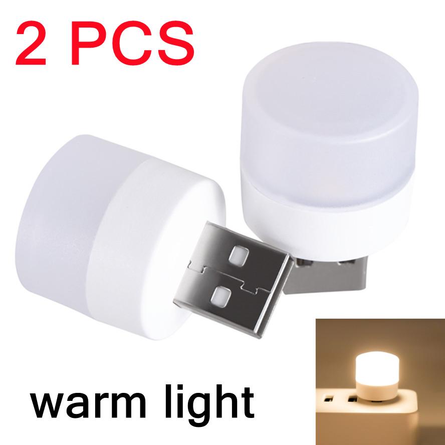 3 PCS USB LED Light Usb Lamp Eye Protection Reading Light Computer Reading Lamp Mobile Power Charging Book Lamps Night Light