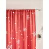 Single Panel Christmas Themed Curtains Living Room Bedroom Decoration Decorative Rod Pole Window Screens Curtain Polyester Ideal For Area