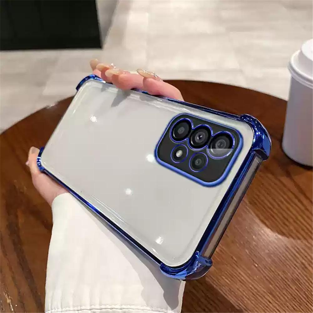 Luxury Shockproof Phone Case For Samsung A13 A23 A33 A53 A73 A12 A22 A32 A52 A52S A51 A02S A03S Core Clear Silicone Bumper Cover