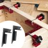 2 Pieces 90 Degree Positioning Squares L Shaped Auxiliary Fixture Right Angle Clamps for Cabinets