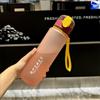 700ML Sports Water Bottle Scale Marked Drop Resistant Drink Cup For Sport Outdoor Plastic Drink Bottle Large Capacity Leakproof