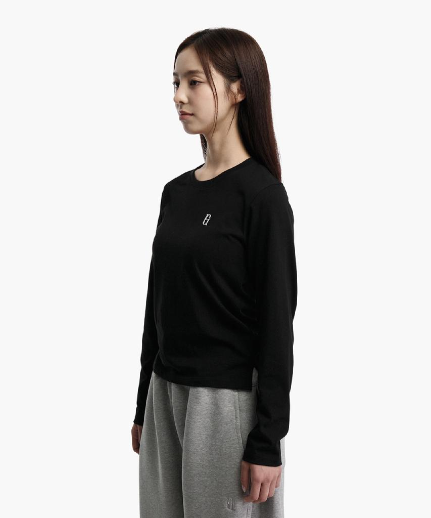 Lu Signature Basic Long Sleeve Black