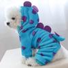 Fashion Pet Dog Jacket Winter Warm Clothes Lovely Cats Photo Dinosaur Costume
