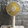 Cute Mini Fan Small Travel Fan Rechargable Cooling Device Lightweight Electric Fan Suitable for Indoor and Outdoor Use