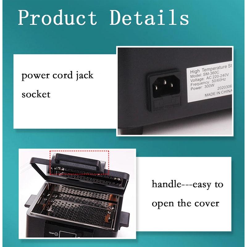 2.6L High Temperature Disinfection Cabinet Manicure Pedicure SPA Salon Metal Tool Sterilizer For Beauty Hair Nail Metal Tools