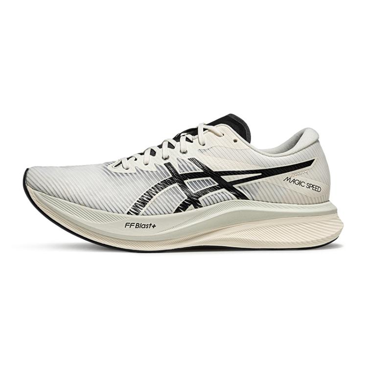 

Asics Magic Speed 3.0 Модные Универсальные Дышащие Кроссовки с Низким Верхом Мужские Кроссовки Белые Черные 1011C189-100 42.5