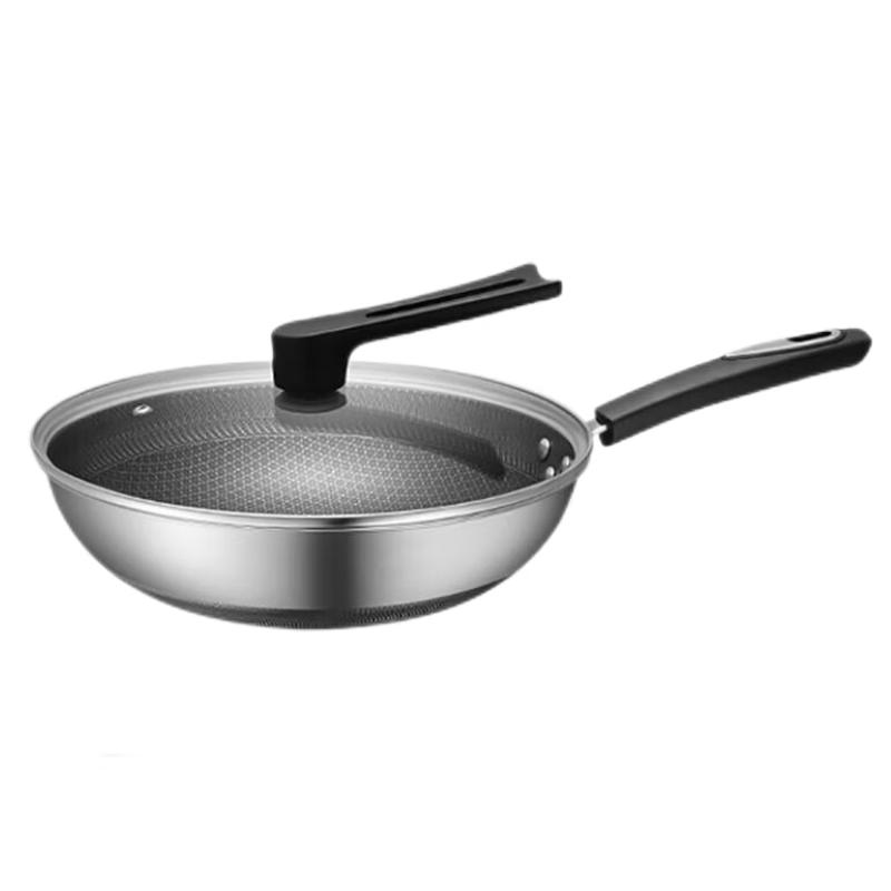Supor 32cm Honeycomb 316L Stainless Steel Non-stick Wok