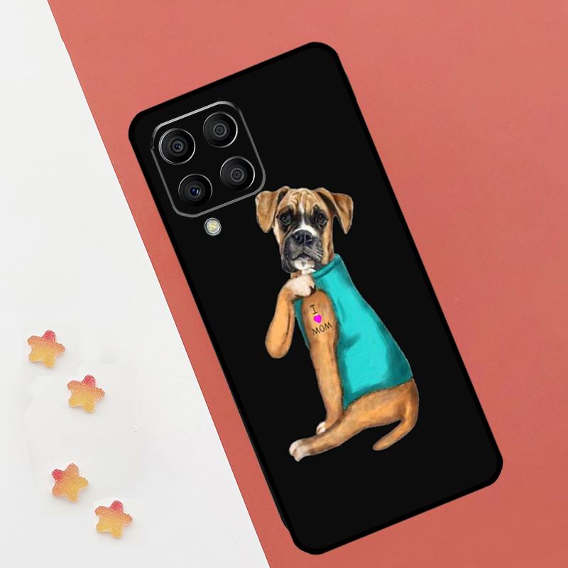 Boxer Dog For Samsung Galaxy M13 M33 M12 M32 M52 M11 M21 M31 M35 M53 M55 M15 M14 M34 M54 M06 M16 Case
