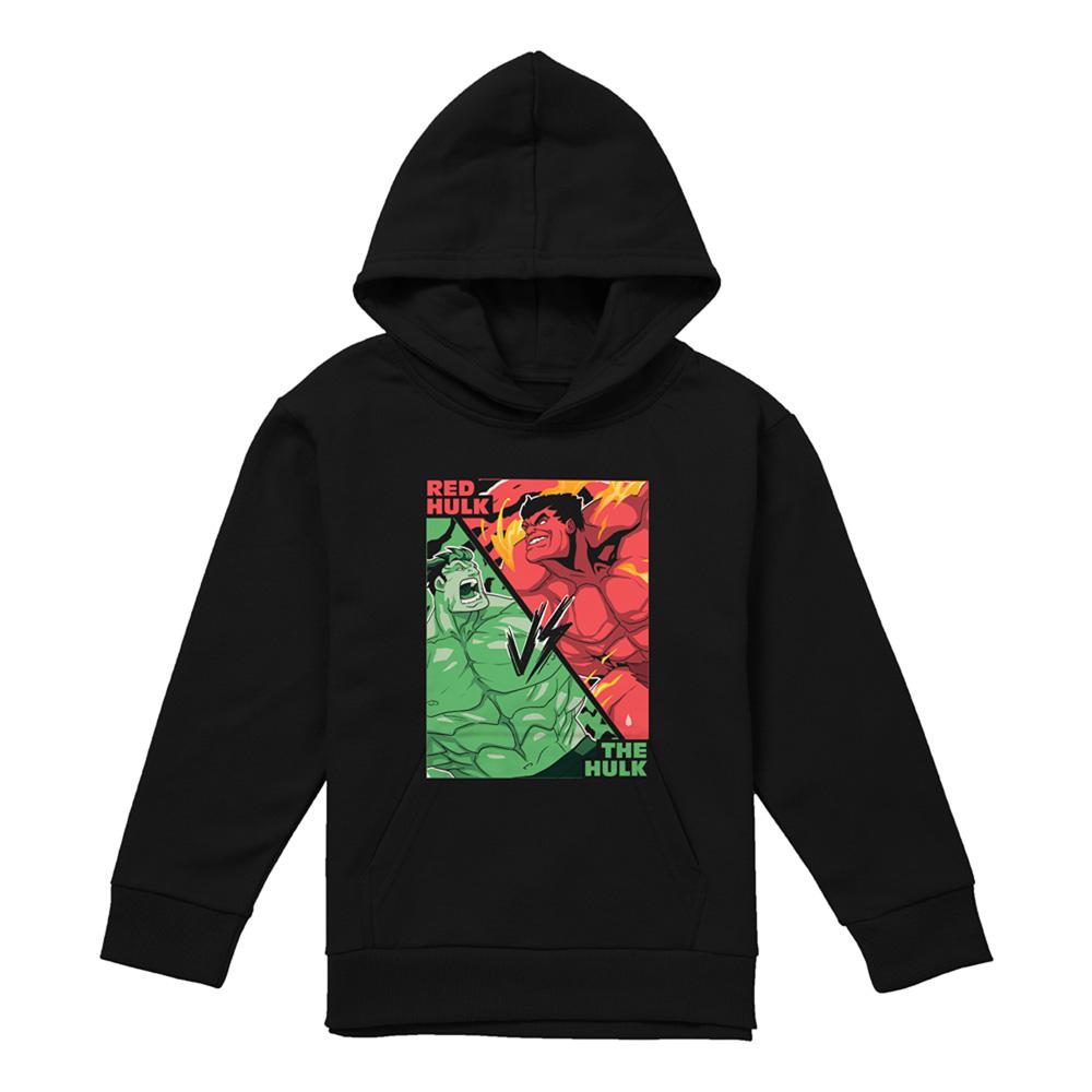 Marvel Childrens/Kids The Hulk Vs Red Hulk Pull Over Hoodie