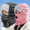 Winter Warm Head Cover Windproof Thickened Ear Protection Neck Cover Goggles Hat Unisex Thermal Outdoor Motocycle Hooded Hat