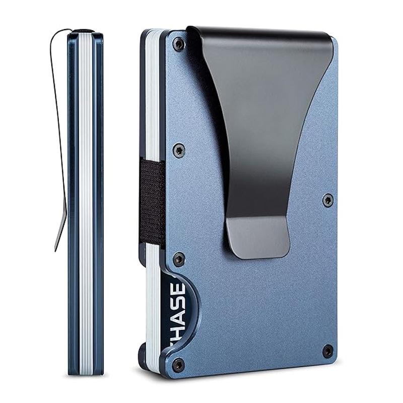 Ultra-Thin RFID Aluminum Alloy Anti-Theft Card Holder Wallet