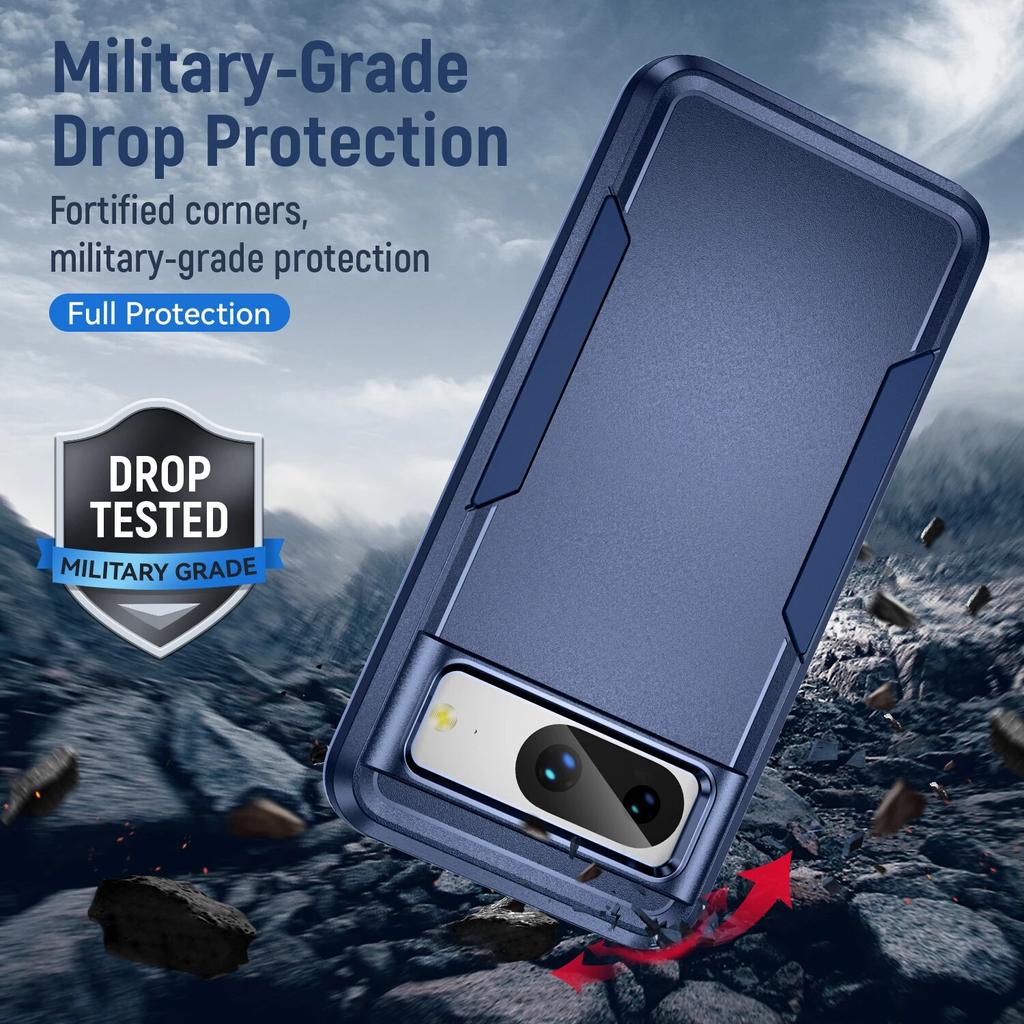 Anti-Klopf-Schutzhülle für Google Pixel 8 Pro, Pixel7, Pixel7a, Pixel8, Pixel 7, 6 Pro, 6A, 7A, Pixel6, stoßfeste Rückabdeckungen