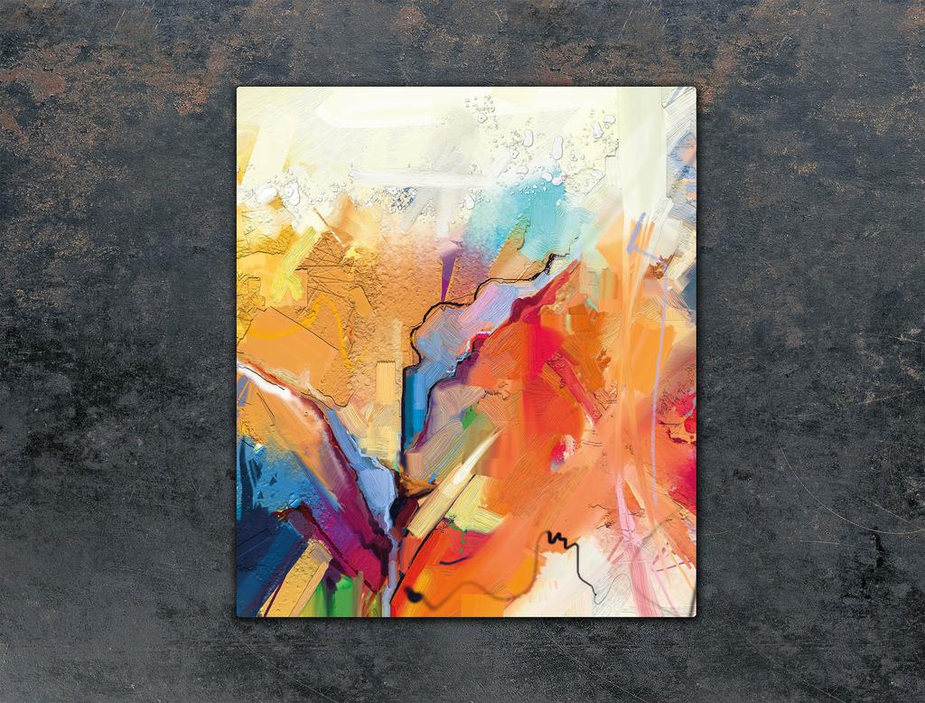 PLANCHE À DÉCOUPER EN VERRE 45x52 COULEUR