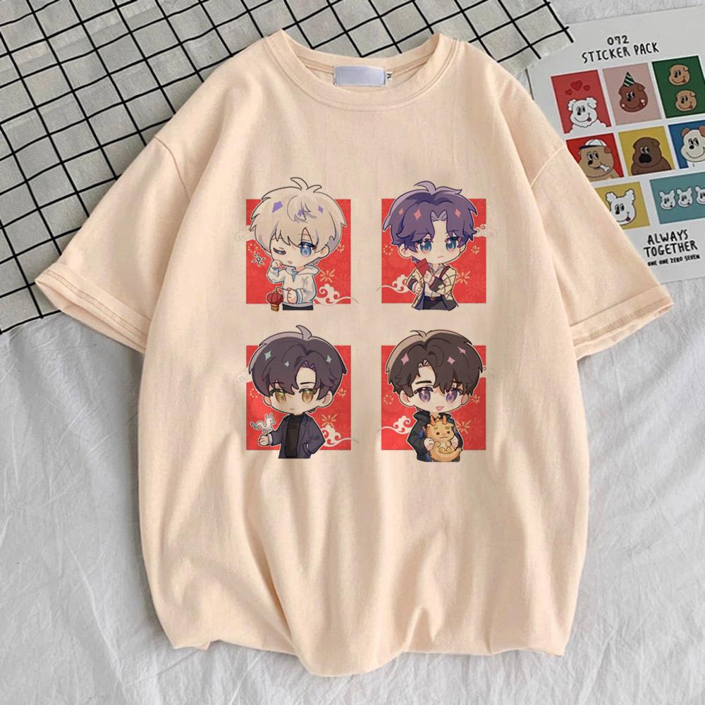 

Love And Deepspace t shirt Women Punk Comfortable Y2k Vintage harajuku graphic tshirt anime Vintage Retro streetwear S