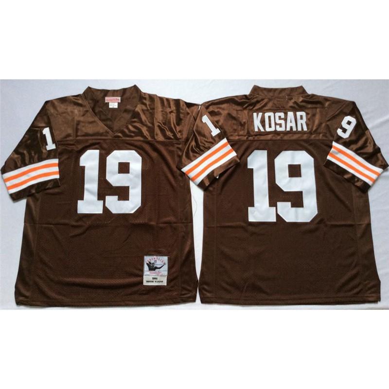 Cleveland Browns NFL Jersey Retro 32 Salón de la Fama Uniforme de Fútbol Retro Hombres Mujeres