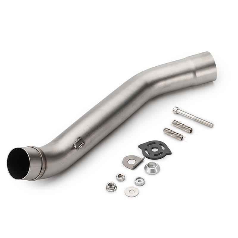 Motorcycle Exhaust Muffler Link Middle Tube Connect Pipe For KAWASAKI Z750 Z 750 2004 2005 2006 2007 2008 Fits 51Mm
