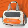 When Our Baby Goes Out, He Uses the Orange Shuttle Bag.