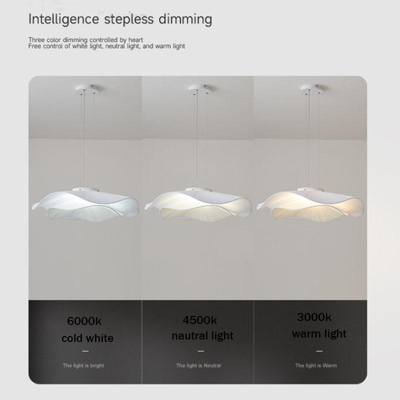 Nordic LED Lotus Leaf Lamp Modern Creative Room Lighting Decoration Dinning Table Chandelier Restaurant Pendant Lamps Lustre
