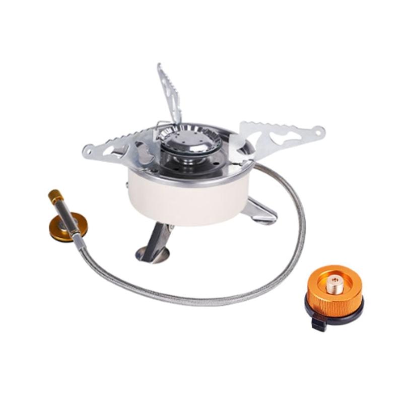 Outgoor Wind Proof Gas Stove Foldable Burners for Outdoor Camping Hiking Picnics