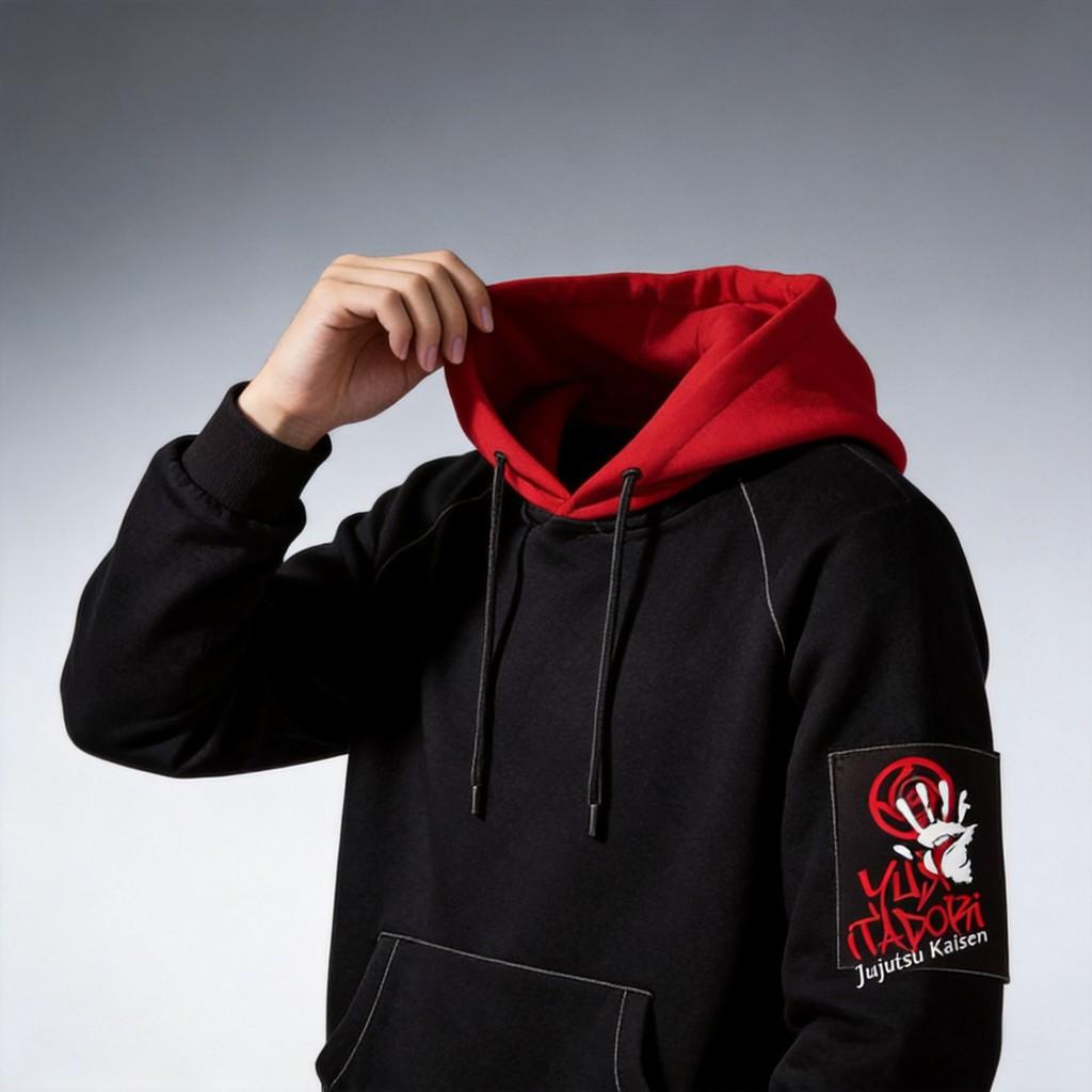 Jujutsu Kaisen Itadori Yuji Hoodie With Printed Design For Casual Wear And Cosplay
