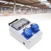 Waterproof Socket Box, Industrial Socket Box, Portable Socket Distribution Box with Buckle Hinge Design for Factory, Workshop, Construction Site