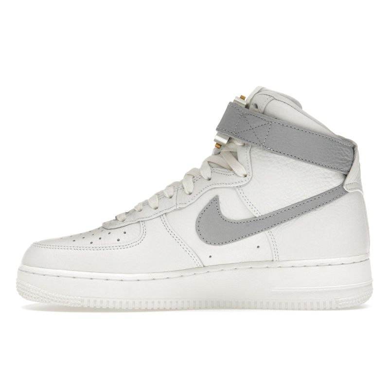 1017 ALYX 9SM X Nike Air Force 1 High White Wolf Grey Unisex Sneakers CQ4018-104