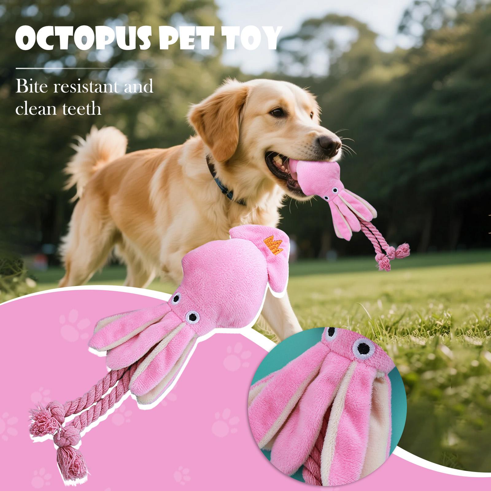 

Dog Toys Interactive Squeaky Dog Chew Toys For Small Medium Large Dogs Training And Reducing Boredom One Size