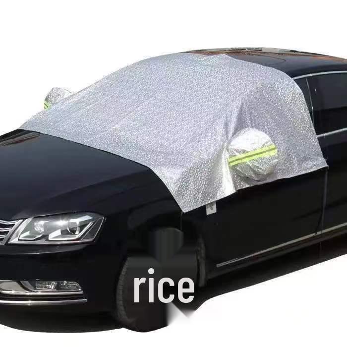 

Universal Frost-Proof Windshield Cover: Anti-Snow, Rainproof, Sunscreen Protection for Winter Front Glass Half Cover