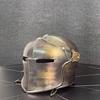 Barbuta Helmet Medieval Knight 8Gauge Mild Steel Helmet LARP, Cosplay, Display, Costume Helmet