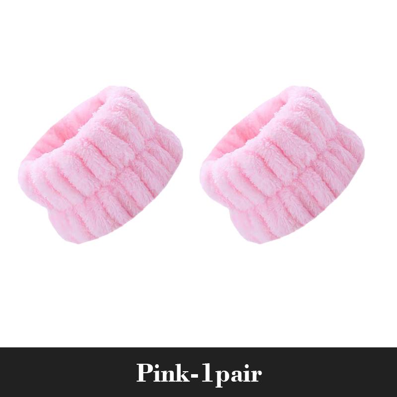 Wrist Washing Belt Soft Microfiber Towel Wristbands For Washing Face Water Absorption Prevent Wetness Wrist Washband