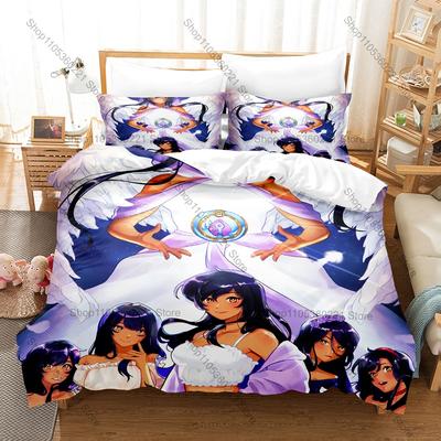 Fantastico Nuovo Cartone Animato Aphmau MyStreet Copripiumino + 2 Federe Stampa 3D Set Biancheria da Letto in Poliestere Decorazione Camera da Letto Kawaii per Ragazze