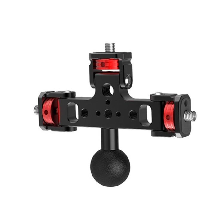 Aluminium Multifunctional Live Video Stand Support for Mobile Phone for DSLR Cameras with 1/4inch Mount Selfie Stick