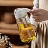 Automatic Opening And Closing Glass Oil Pot, Household Kitchen Leak-Proof Oil Pot, Large-Capacity Soy Sauce Bottle, Oil Bottle Retro Style