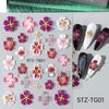 Retro  Series Scrapbook Journal Sticker Cartoon Anime Red Color Stationery Sticker DIY Decor Nail Sticker