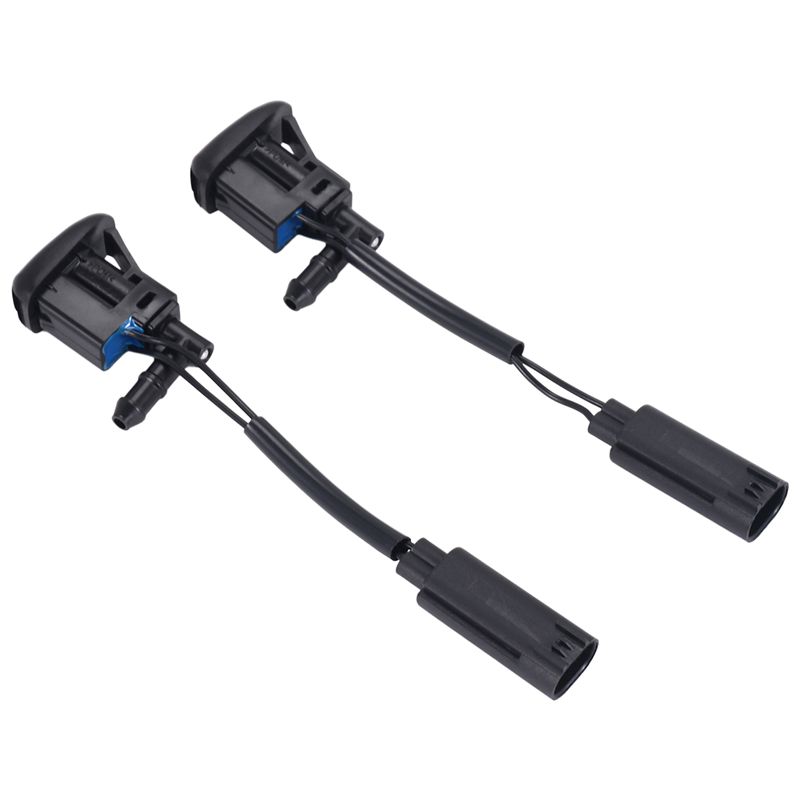 AM-1Coppia Nuovi Ugelli Spruzzatori Lavavetri Riscaldati Getto 61667110851 Per -BMW Serie 1 E81 E82 E87 X3 E83 X5 E53 Z4 E85 E86