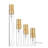 10/50PCS 2ML 3ML 5ML 10ML Glass Bottle Essential Oil Bottle Fine Mist Spray Bottle Mini Portable Perfume Bottle High Quality