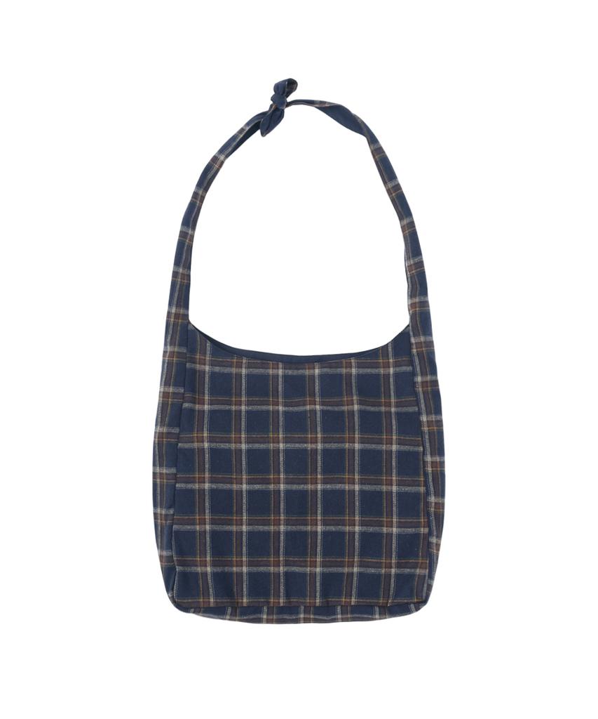Sunnect Plaid Crossbody - Navy