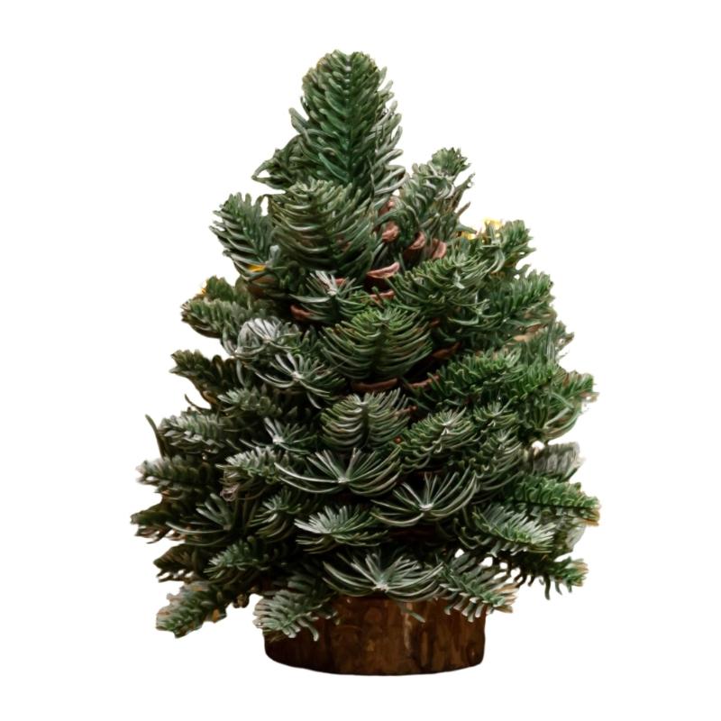 User Friendly Tabletop Christmas Tree Wood And Plastic Scandinavian Style Holiday Centerpieces For Home Or Office