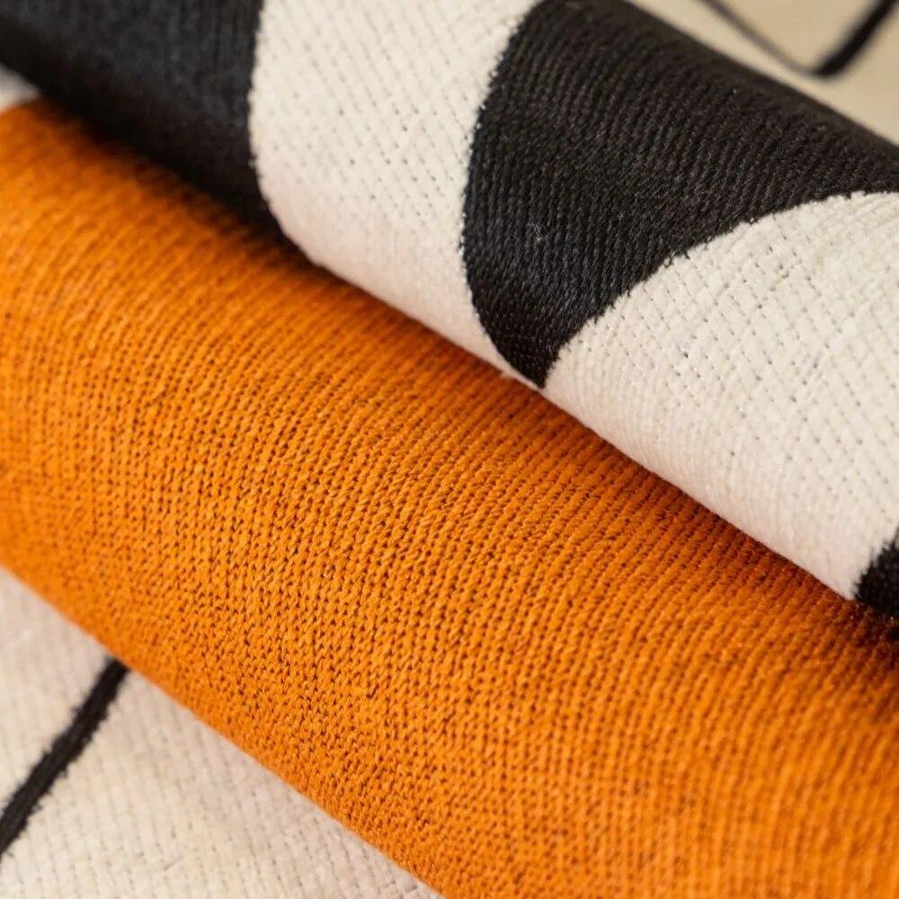 Modern Sofa Cushion Cover Double Side Couch Cover Chenille Black White Sofa Slipcover Protector Sofa Cover Blanket