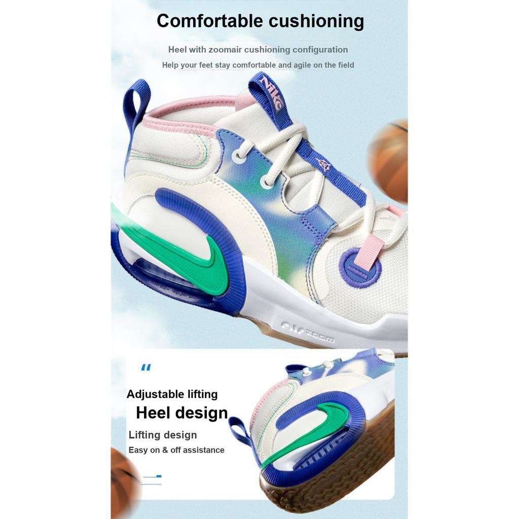 Nike Air Zoom Crossover 2 SE GS Sail Light Ultramarine Kids Sneakers Cream White Stadium-Green FN6675-500