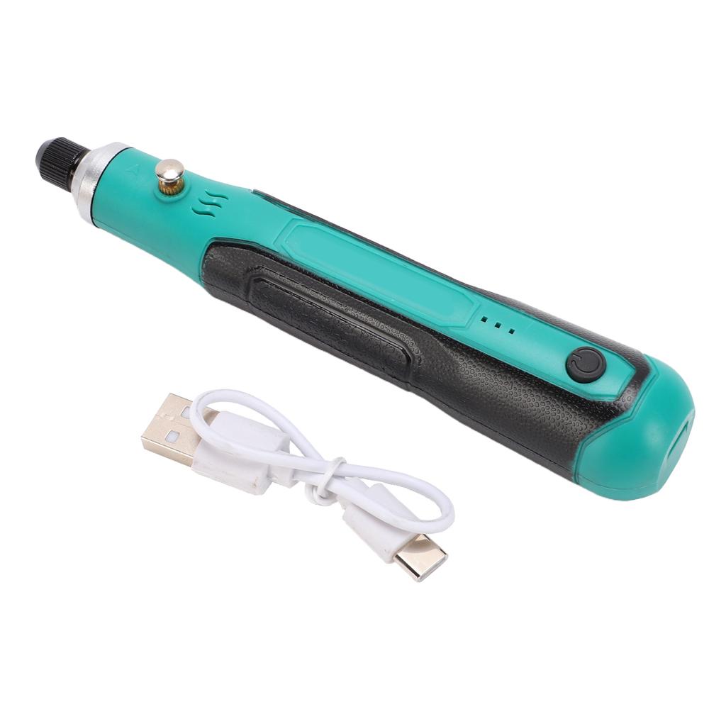 Mini Cordless Engraving Pen, 3 Speed Multi Function Rechargeable Handcraft Tool for Grinding, Polishing, Drilling,