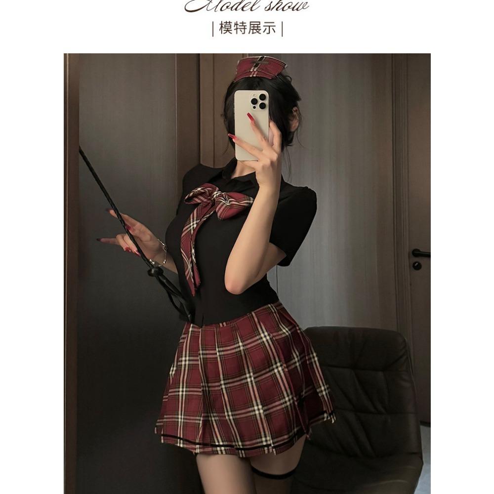 Xianyi Erotic Underwear Pure Lust Tight Seduction Student Clothing Nightclub Spice Style Passion Sexy Uniform Set 569