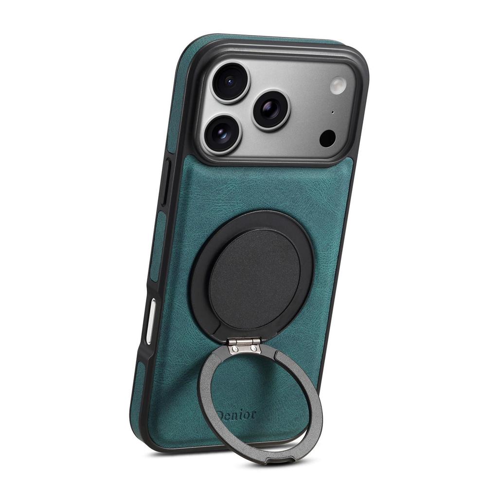 Denior Magnetic Rotating Stand Phone Case for iPhone 17 Pro with MagSafe Function