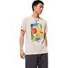 Li Ning Sports Basketball Collection T Shirt Men's Eggnog Gray ATSR569-3