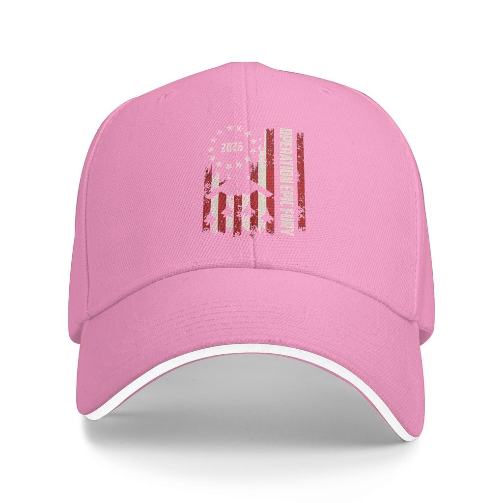 Operation Epics Fury Retro Style Baseball Cap Outdoor Sport Quality Trucker Hat Unisex Streetwear Custom Logo Baseball Caps