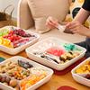 1-Pack Red Decorative Candy Jar with Lid Snack Storage Box for Home Party Wedding Birthday Supplies Home Storage & Organization